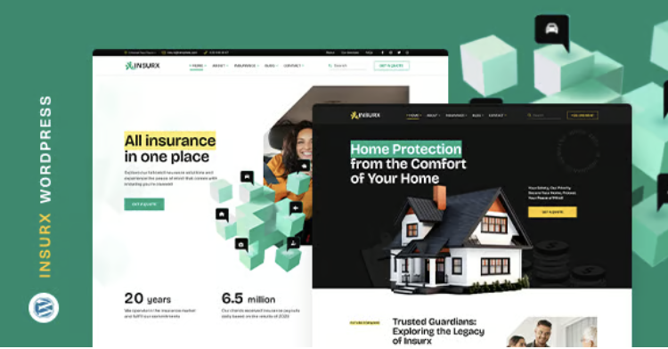 Insurx – Insurance Agency WordPress Theme