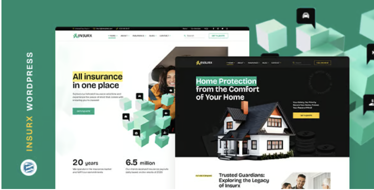 Insurx – Insurance Agency WordPress Theme 2 Insurx – Insurance Agency WordPress Theme