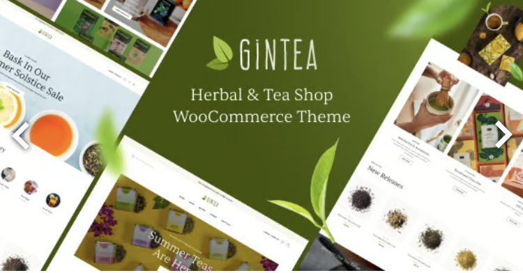 GinTea - Herbal & Tea Shop WooCommerce Theme