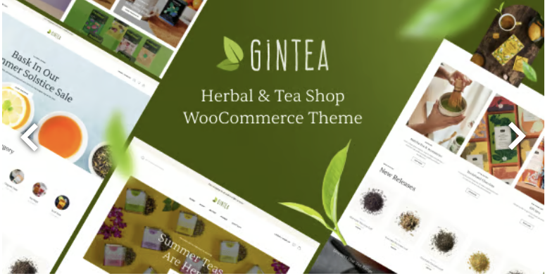 GinTea - Herbal & Tea Shop WooCommerce Theme 