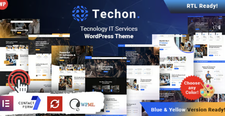 Techon - Technology IT Services WordPress Theme