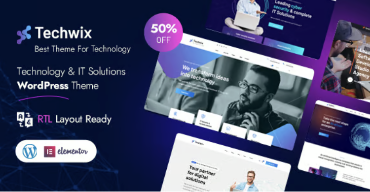 Techwix - Technology & IT Solutions WordPress Theme