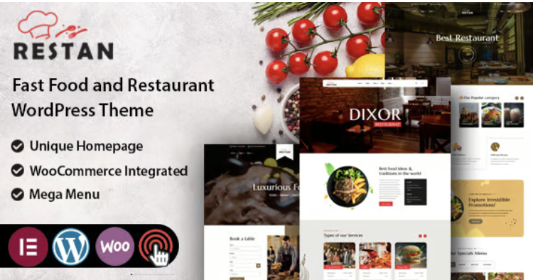Restan - Restaurant WordPress Theme