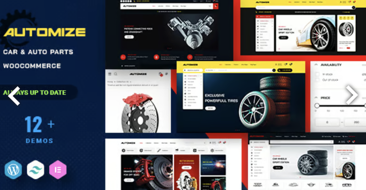 Automize - Car & Auto Parts WooCommerce Theme