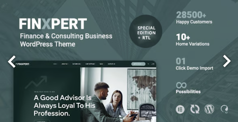 Finxpert - Finance & Consulting Business WordPress Theme 2 Finxpert - Finance & Consulting Business WordPress Theme