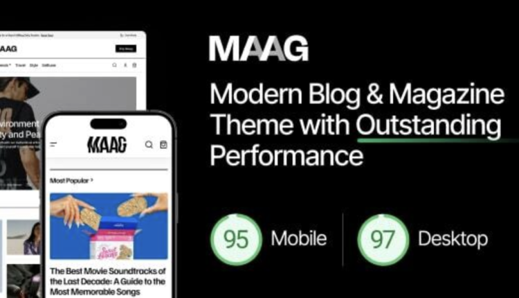 Maag - Modern Blog & Magazine WordPress Theme