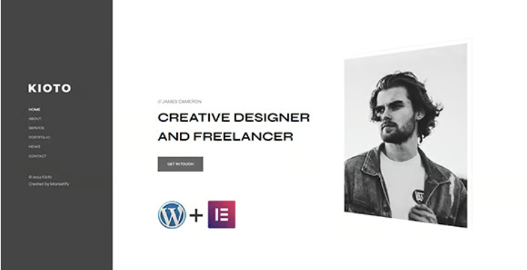 Kioto - CV / Resume / Personal / Portfolio WordPress Theme