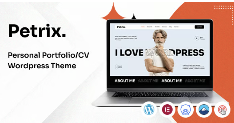 Petrix - Personal Portfolio WordPress Theme