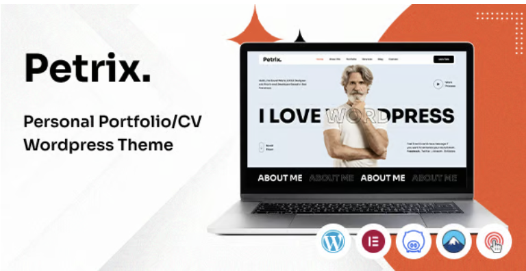 Petrix - Personal Portfolio WordPress Theme