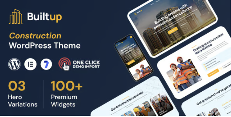 Builtup - Construction Company WordPress Theme