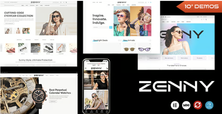 Zenny - Jewelry, Watches & Glasses Elementor WooCommerce WordPress Theme