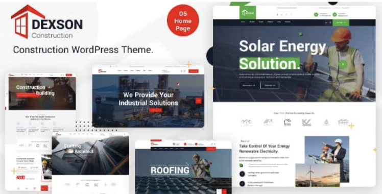 Dexson - Construction WordPress Theme