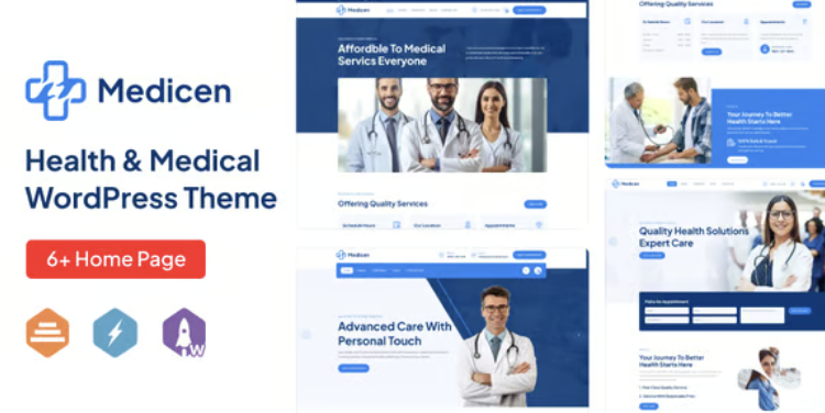 Medicen - Health & Medical WordPress Theme