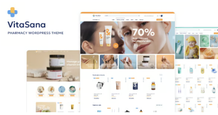 VitaSana - Pharmacy & Medical Store WordPress Theme
