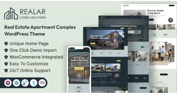 Realar - Real Estate WordPress Theme