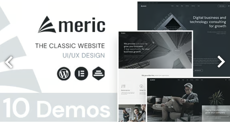 Americ - Corporate Business WordPress Theme