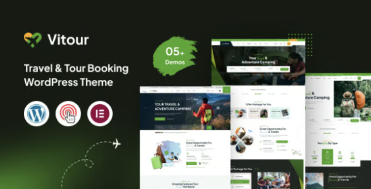 Vitour - Travel & Tour Booking WordPress Theme