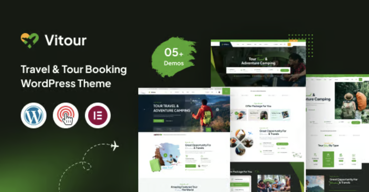 Vitour - Travel & Tour Booking WordPress Theme