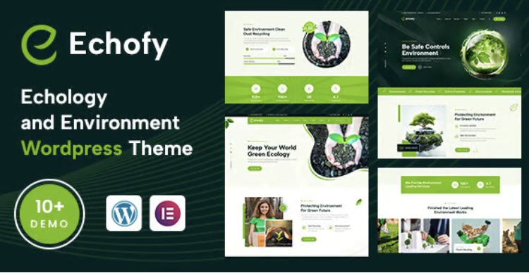 Echofy - Environment, Ecology & Solar Renewable Energy WordPress Theme
