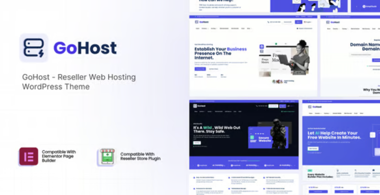 GoHost - Reseller Web Hosting WordPress Theme