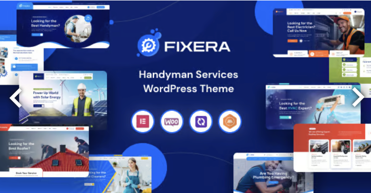 Fixera - Handyman Services WordPress Theme