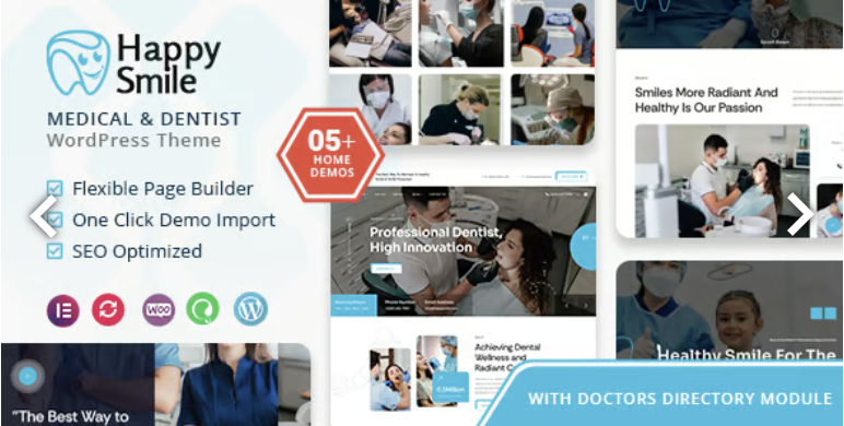 Happysmile - Medical and Dentist WordPress Theme 2 Happysmile - Medical and Dentist WordPress Theme