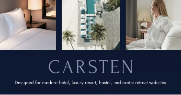 Carsten - Hotel Booking WordPress Theme