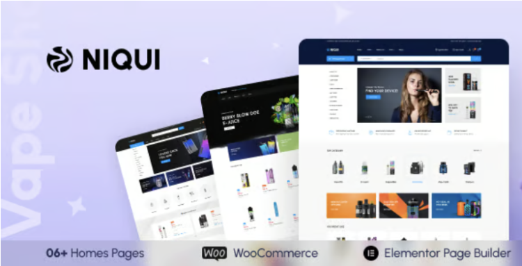 Niqui – Vape Store WooCommerce WordPress Theme