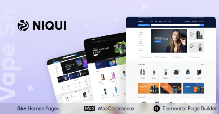 Niqui – Vape Store WooCommerce WordPress Theme