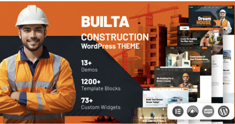 Builta - Construction WordPress Theme