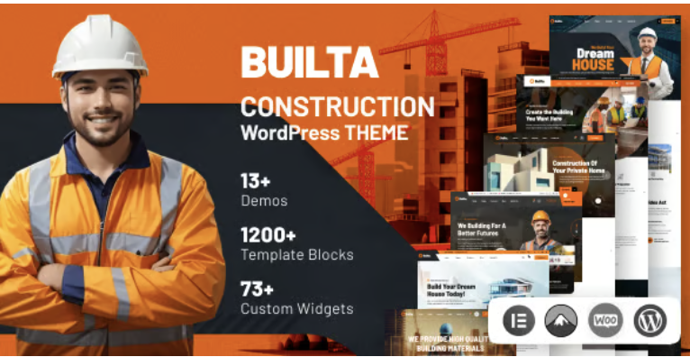 Builta - Construction WordPress Theme