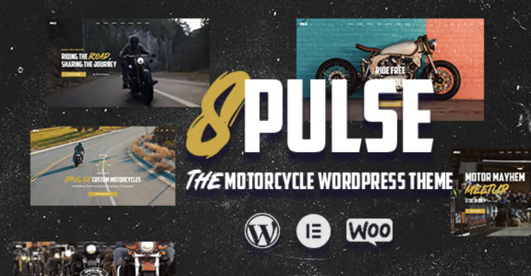 8Pulse - Motorcycle WordPress Theme