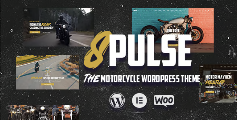 8Pulse - Motorcycle WordPress Theme