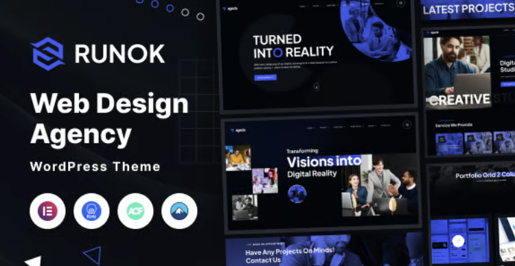 Runok - Web Agency WordPress Theme