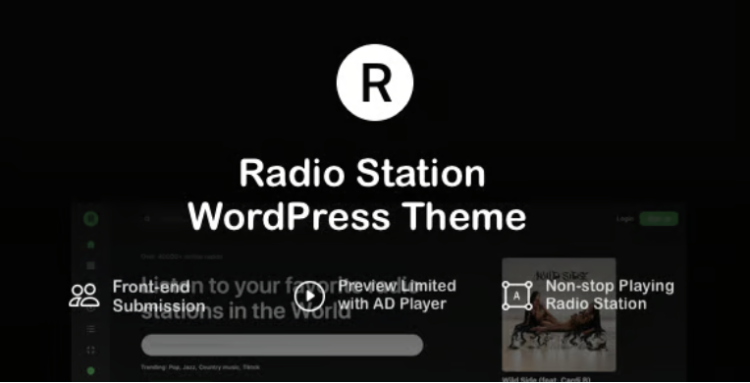 Radion - Radio Stations WordPress Theme
