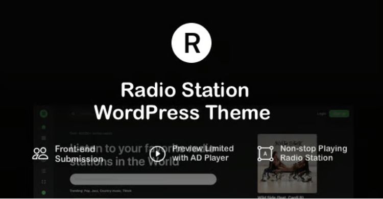 Radion - Radio Stations WordPress Theme