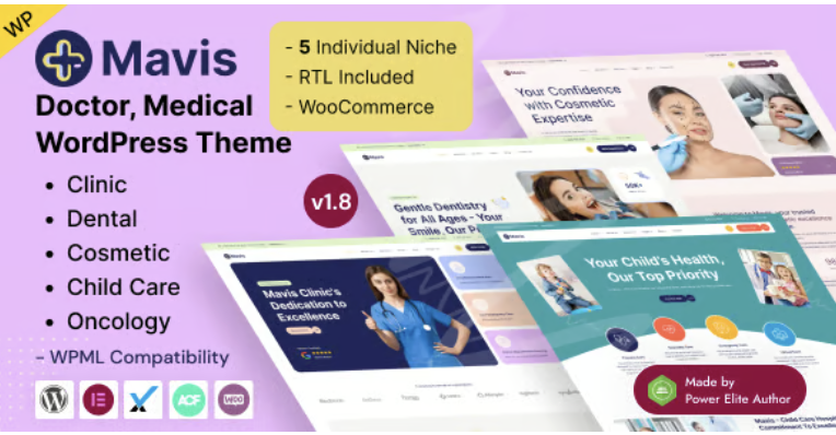 Mavis – Doctor & Medical Clinic WordPress Theme with Elementor and WooCommerce Support 2 Mavis – Doctor & Medical Clinic WordPress Theme with Elementor and WooCommerce Support