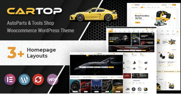 Cartop- AutoParts & Accessories Woocommerce WordPress Theme