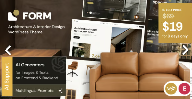 Form  - Architecture & Interior Design WordPress Theme