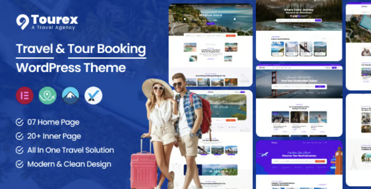 Tourex - Tour & Travel Booking WordPress Theme