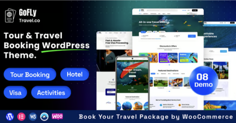 Gofly - Tour and Travel Booking WordPress Theme