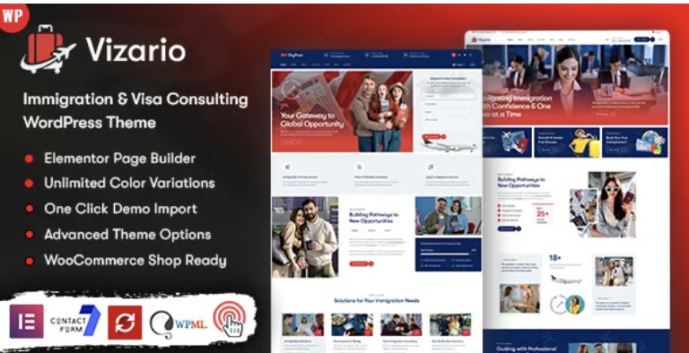 Vizario - Immigration and Visa Consulting WordPress Theme 2 Vizario - Immigration and Visa Consulting WordPress Theme