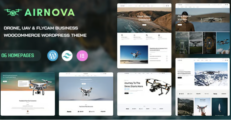 Airnova - Drone & UAV Business WooCommerce WordPress Theme