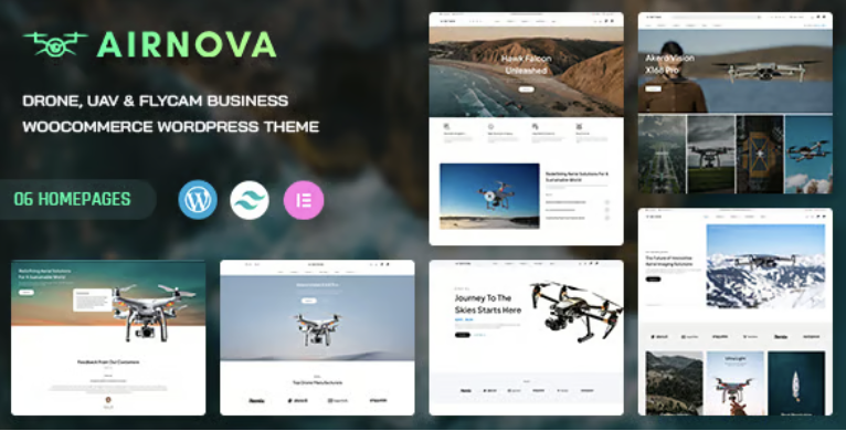 Airnova - Drone & UAV Business WooCommerce WordPress Theme