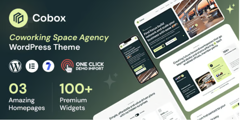 Cobox - Coworking Space Agency WordPress Theme 2 Cobox - Coworking Space Agency WordPress Theme