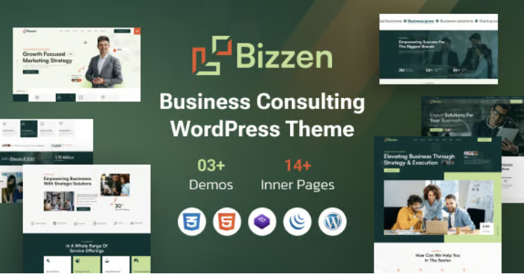 Bizzen – Business Consulting WordPress Theme