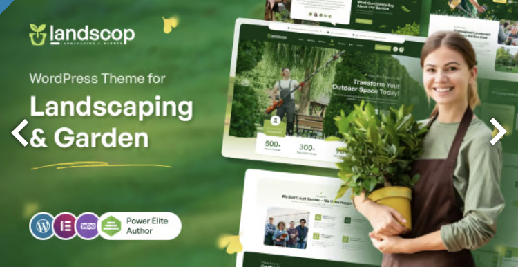 Landscop - Landscaping & Gardening WordPress Theme