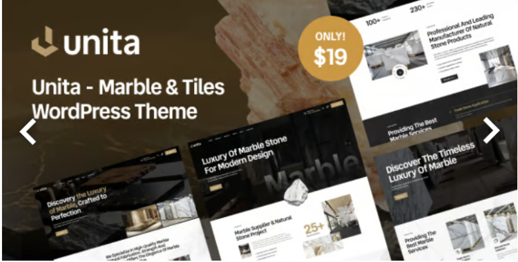 Unita - Marble & Tiles WordPress Theme