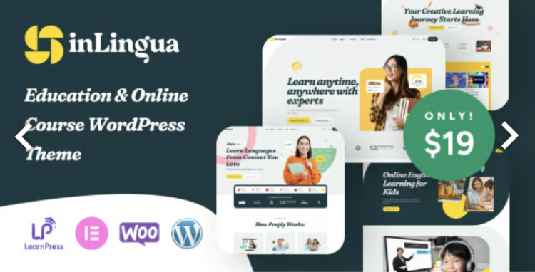 inLingua - Education & Online Course WordPress Theme