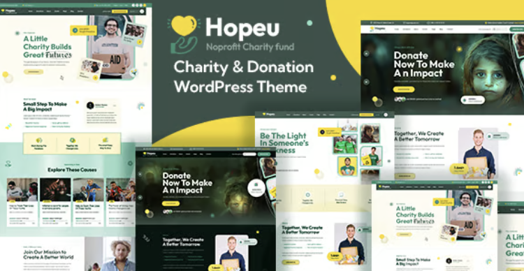 Hopeu – Charity & Donation WordPress Theme
